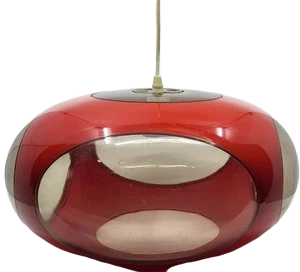Lustre Luigi Colani Rouge Space Age 1970
