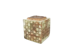 Pot à Tabac Roger Capron en céramique Francais French Riviera Circa 1970