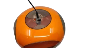 Lustre Luigi Colani UFO Orange Circa 1970