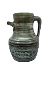 Grand Vase en céramique Jean de Lespinasse en céramique Vallauris French Riviera France circa 1950