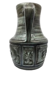 Grand Vase en céramique Jean de Lespinasse en céramique Vallauris French Riviera France circa 1950