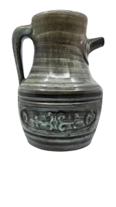 Grand Vase en céramique Jean de Lespinasse en céramique Vallauris French Riviera France circa 1950