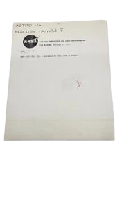 Photographie John Glenn programme "Mercury 7" tampon de la NASA  USA 1962