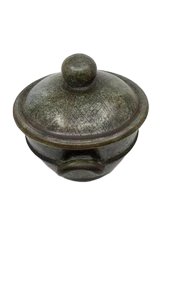 Soupière La Grange aux Potiers Madeleine et René De Valence en céramique "Pièce Unique" France Circa 1950