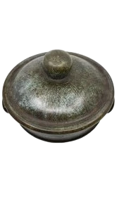 Soupière La Grange aux Potiers Madeleine et René De Valence en céramique "Pièce Unique" France Circa 1950