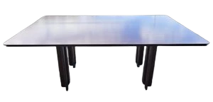 Table Mim Roma placage Bois de Palissandre Italie Circa 1980