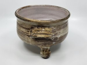 Vide Poche tripode  Jacques Pouchain  Atelier Dieulefit en céramique Francais circa 1960