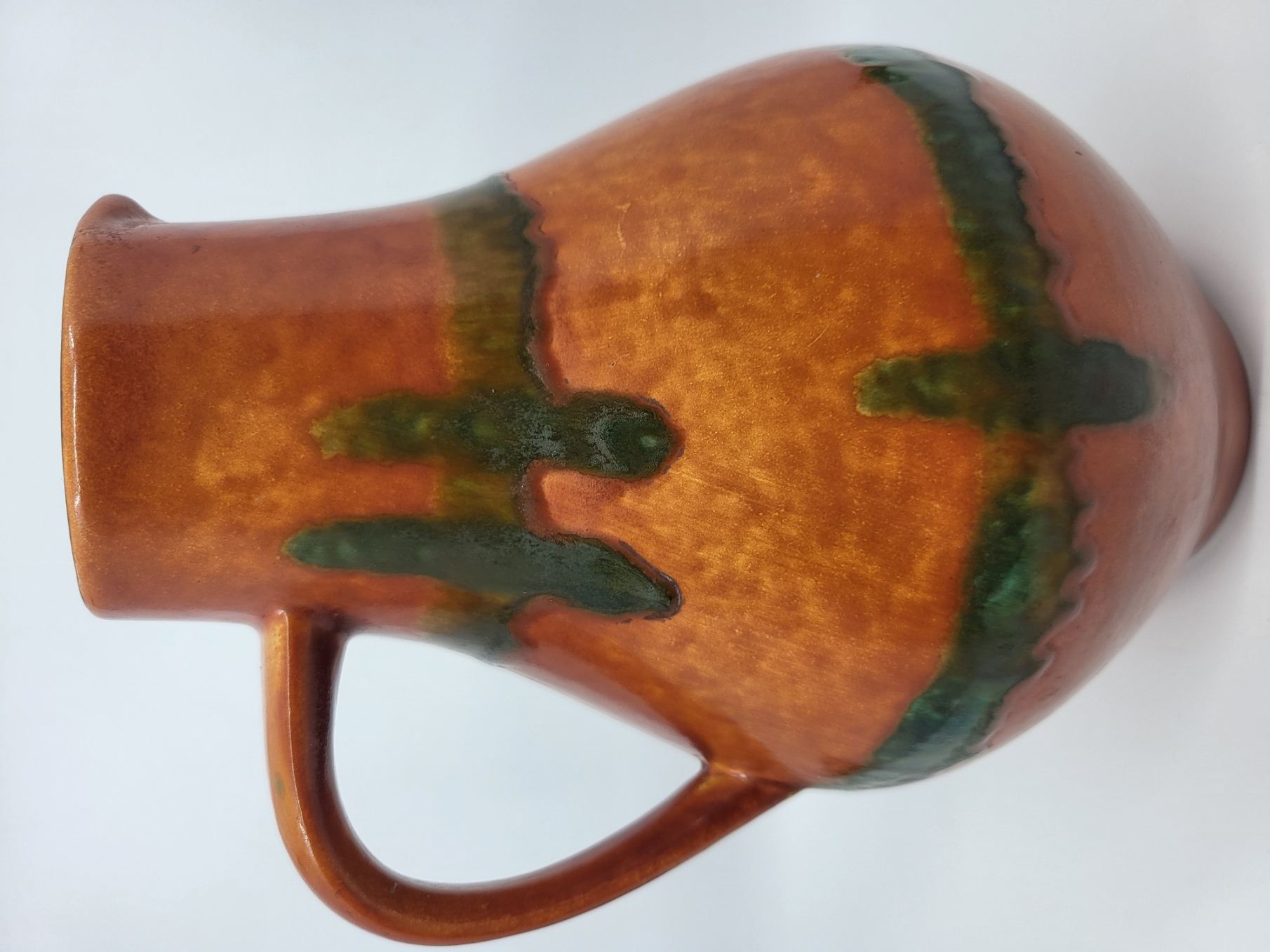 Vase West Germany en céramique Allemagne 1970 Vintage