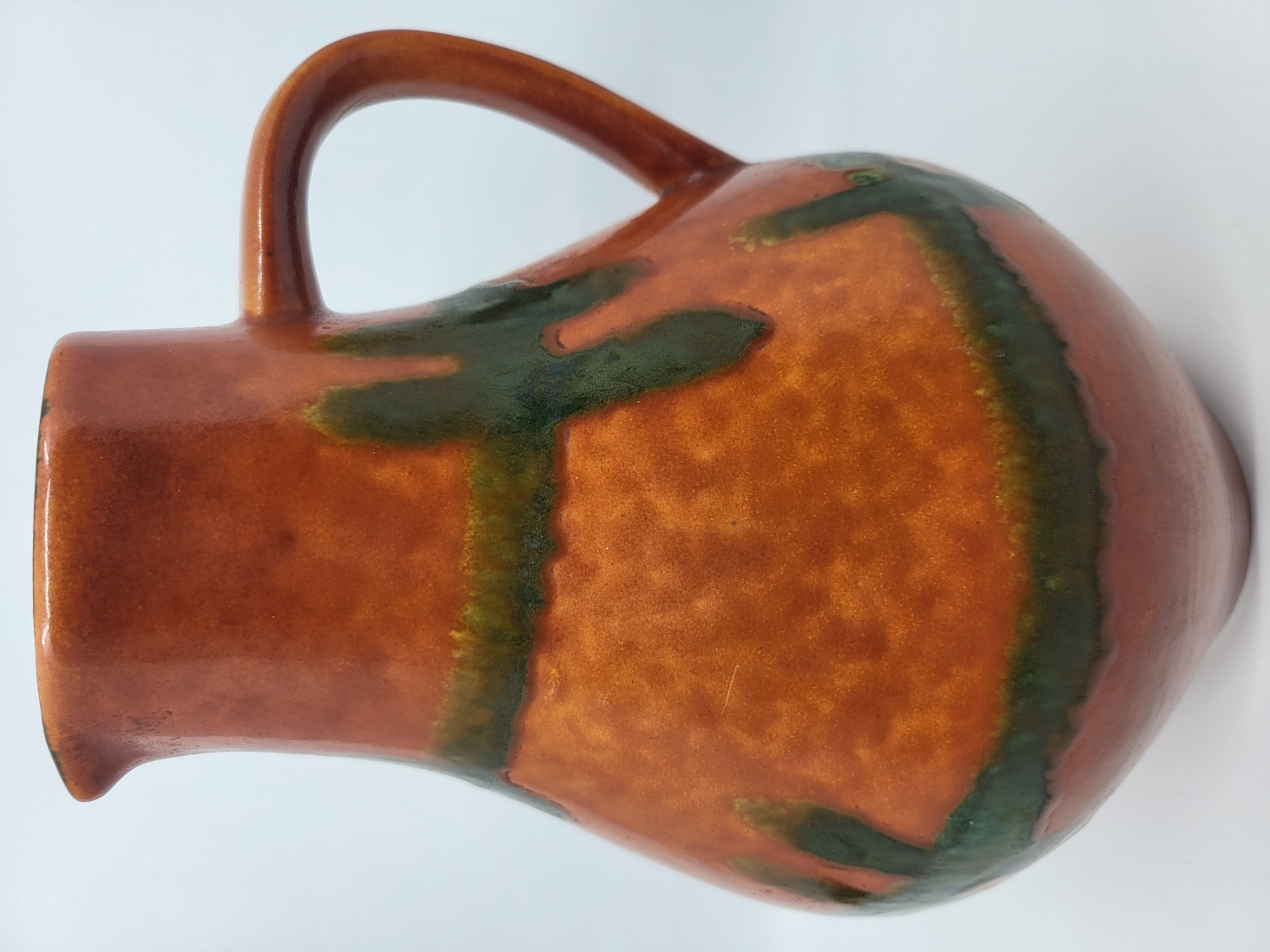 Vase West Germany en céramique Allemagne 1970 Vintage