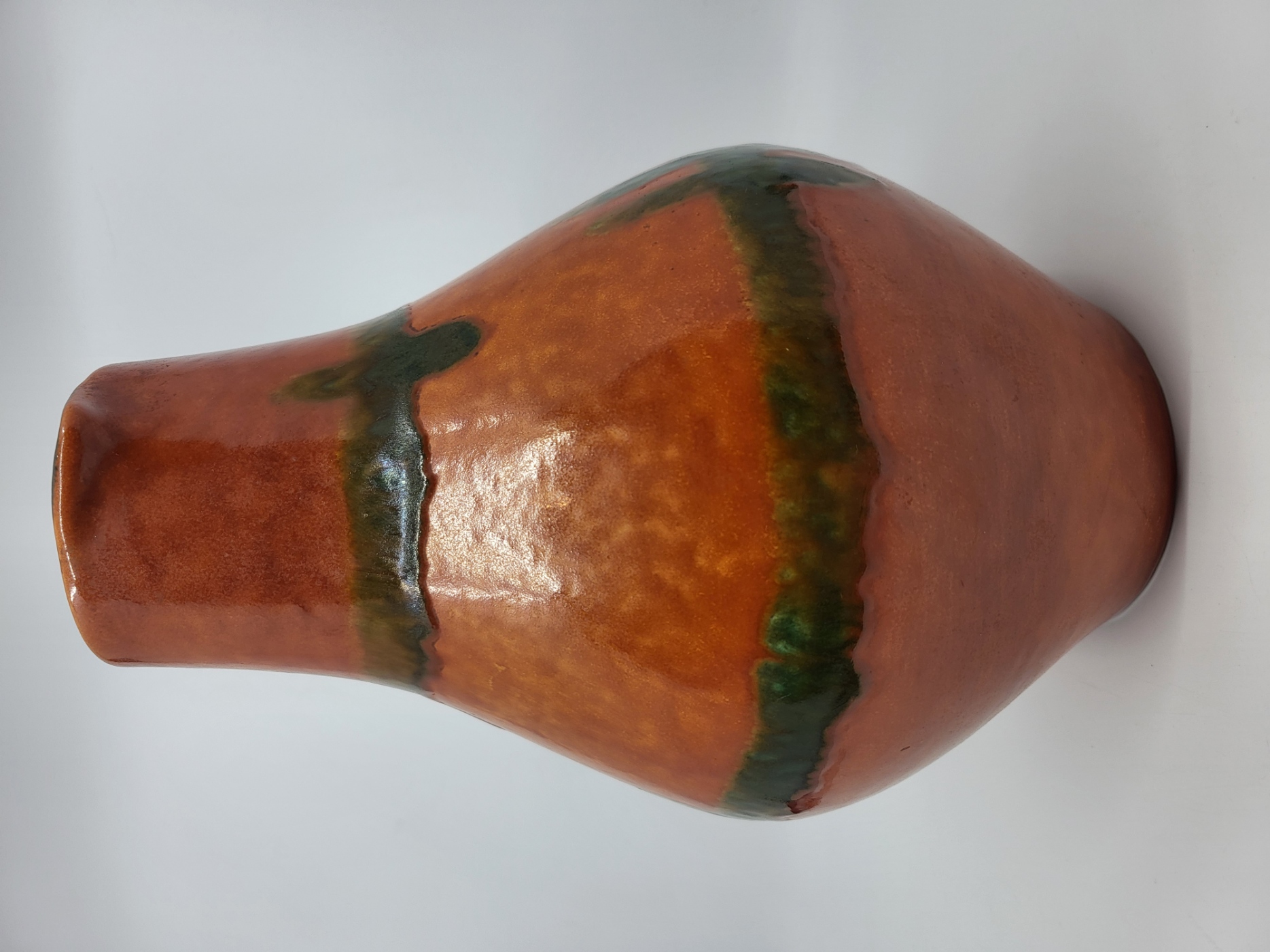 Vase West Germany en céramique Allemagne 1970 Vintage