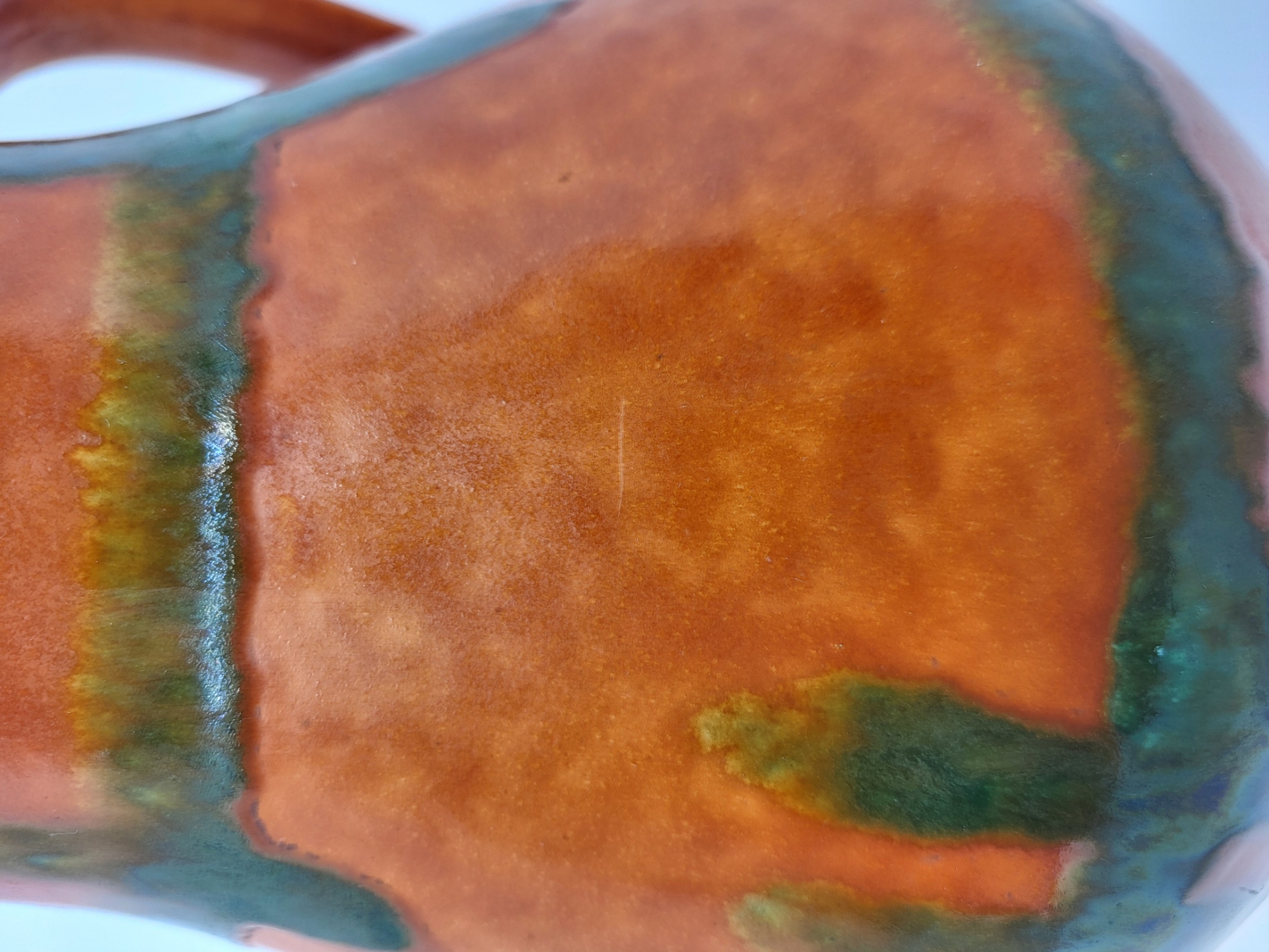 Vase West Germany en céramique Allemagne 1970 Vintage