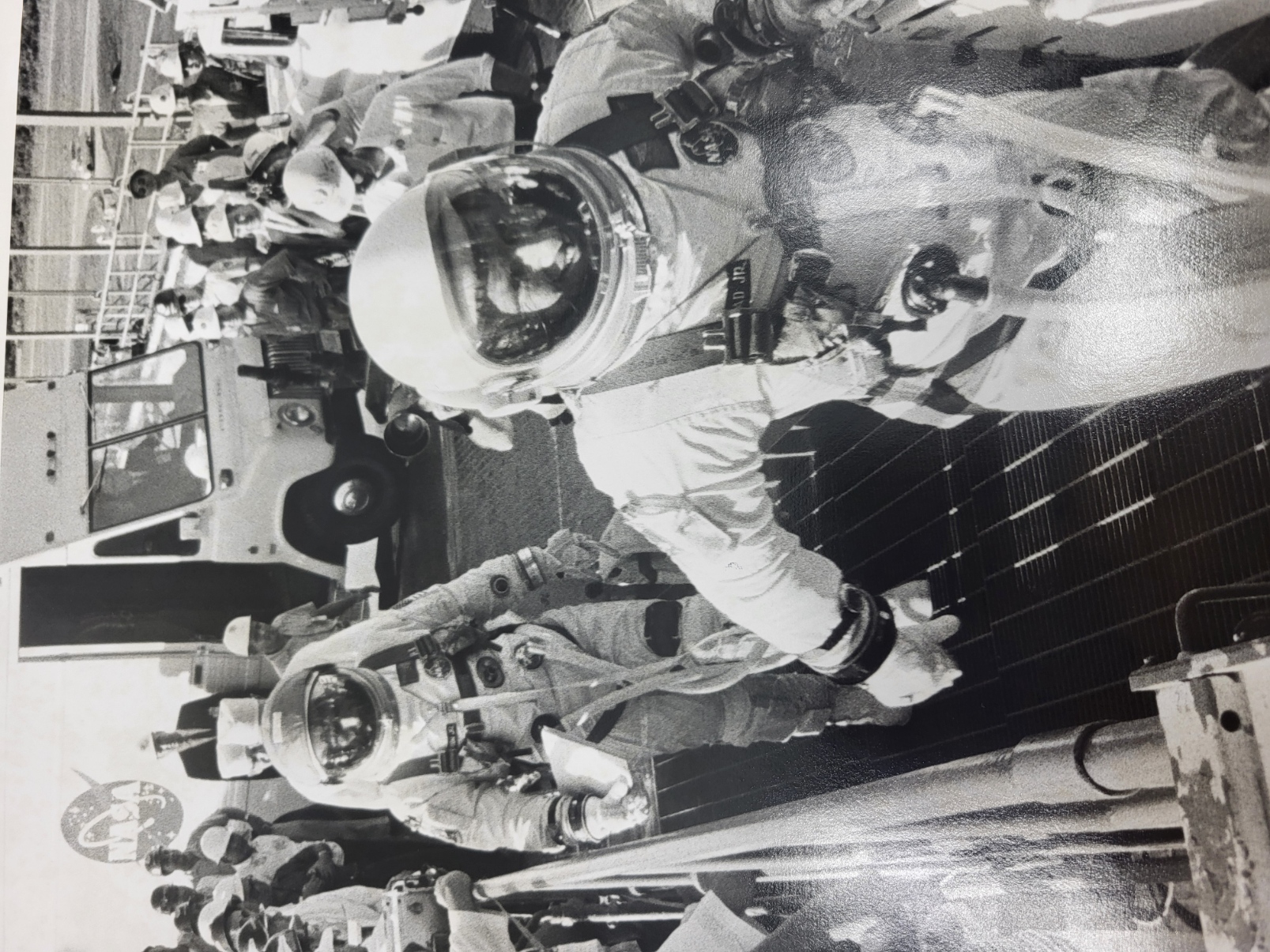 Photographie d'astronautes Nasa Pete Conrad et Dick Gordon programme Gemini XI 1966