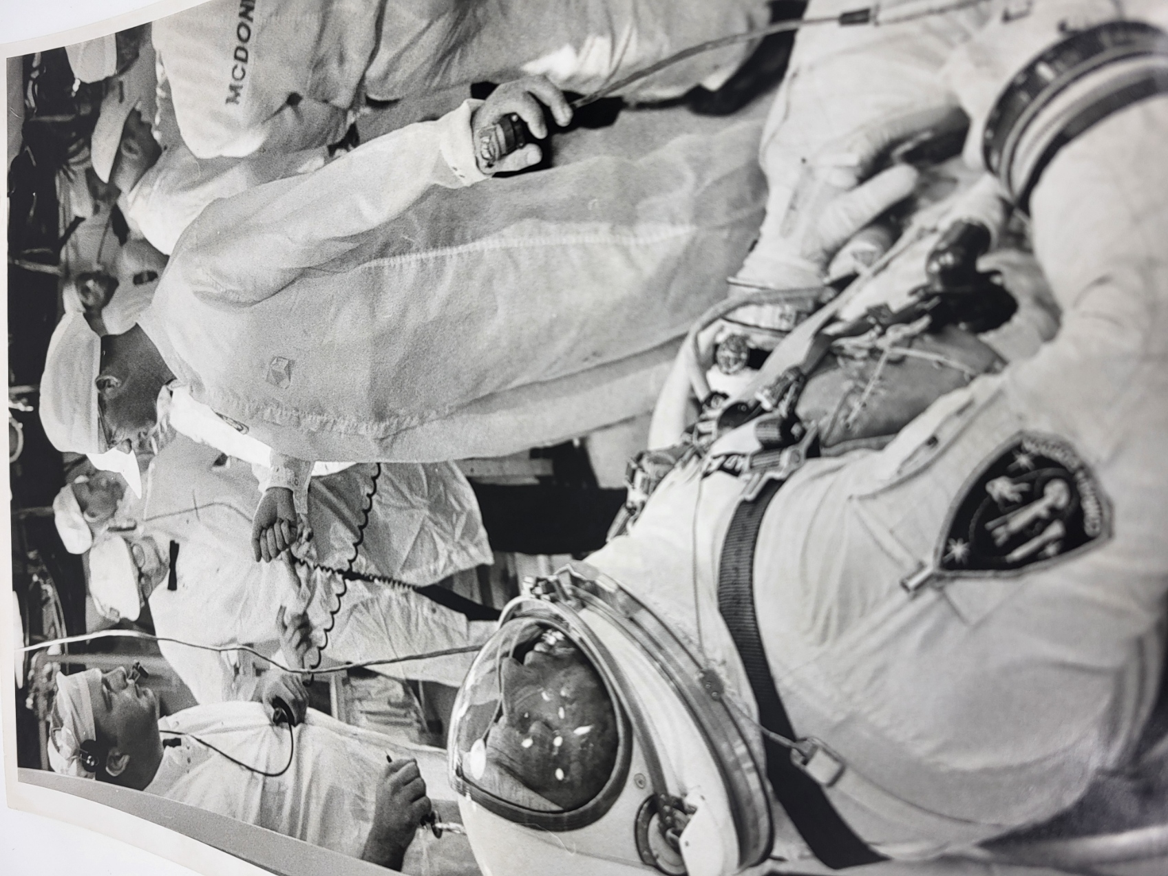 Photographie Mission Gemini XI de la NASA Charles Pete Conrad USA1966