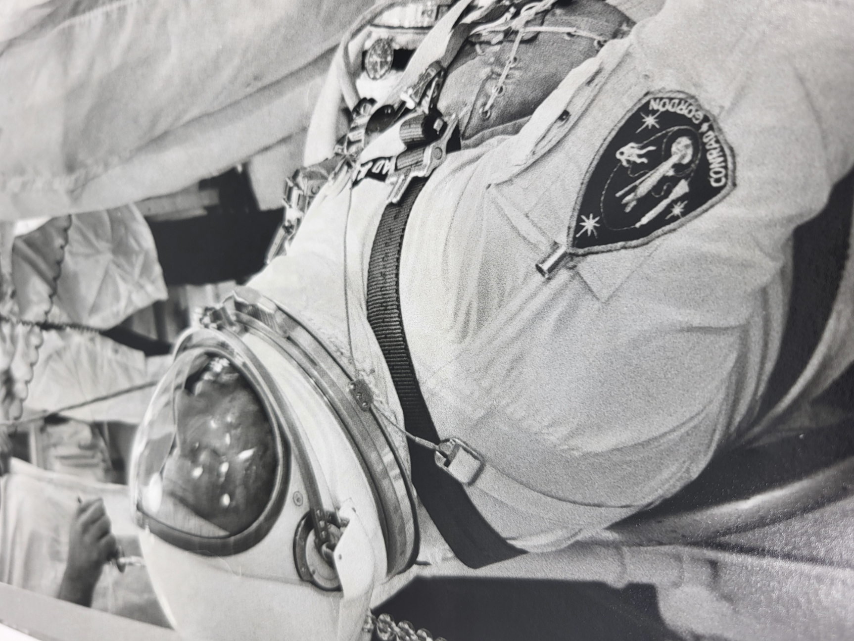 Photographie Mission Gemini XI de la NASA Charles Pete Conrad USA1966