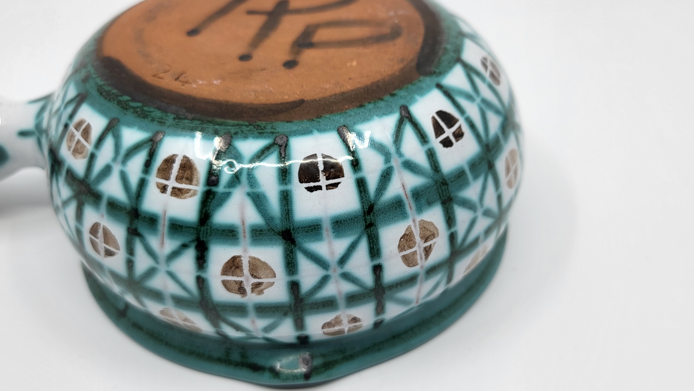 Caquelon Robert Picault en céramique Vallauris French Riviera France 1950 