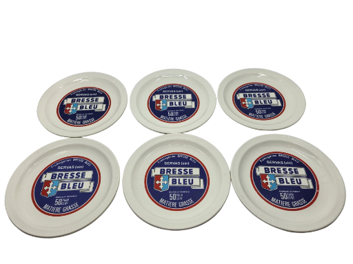 Service assiettes à fromages Saint Amand (lot de 6)