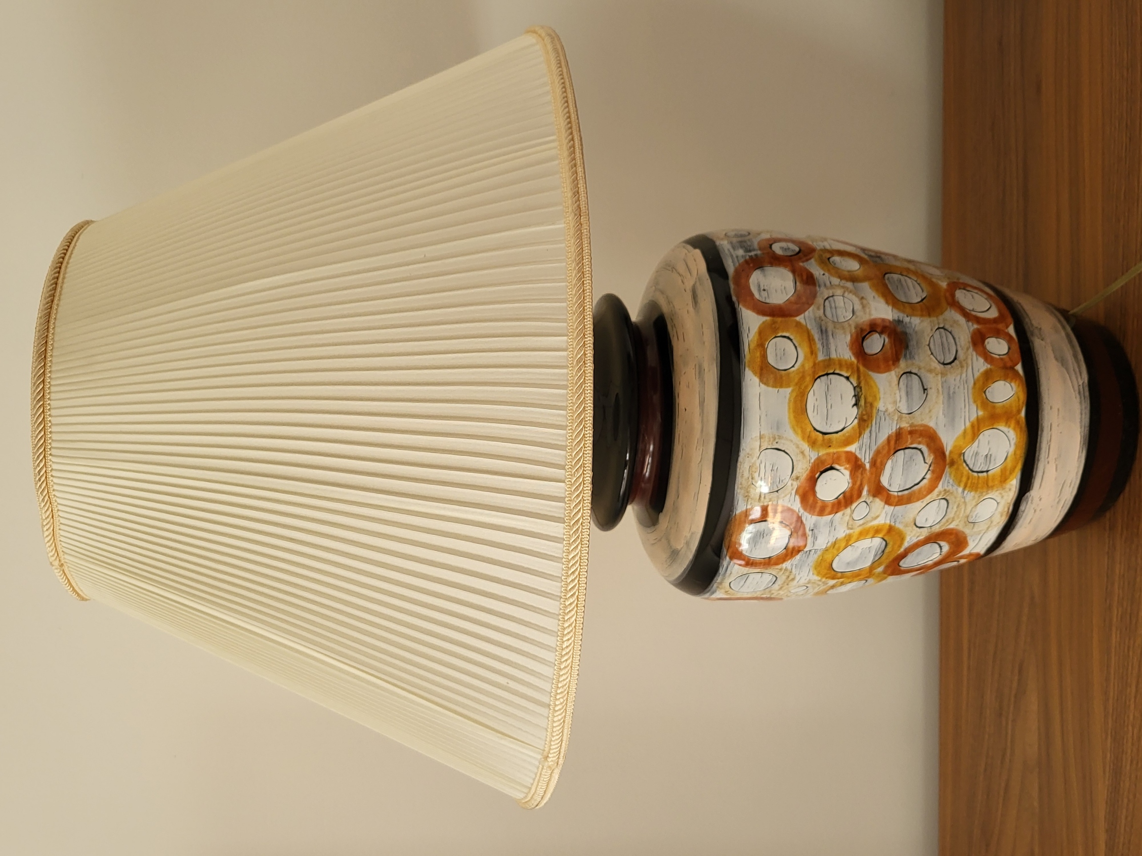 Lampe Hubert Olivier en céramique Francaise Circa 1990