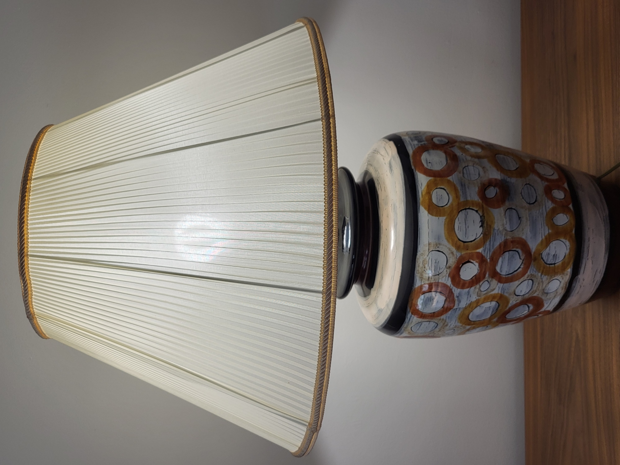 Lampe Hubert Olivier en céramique Francaise Circa 1990