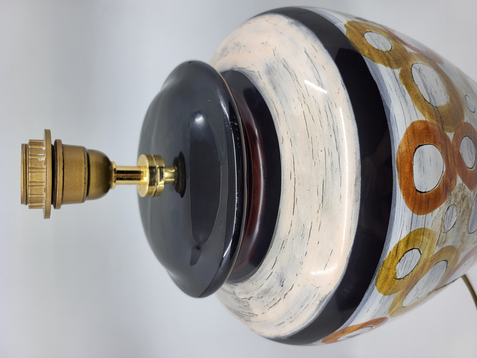 Lampe Hubert Olivier en céramique Francaise Circa 1990