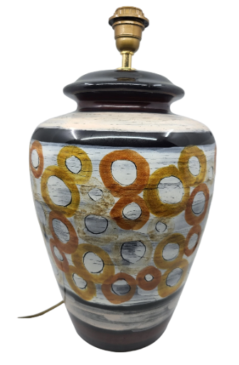 Lampe Hubert Olivier en céramique Francaise Circa 1990