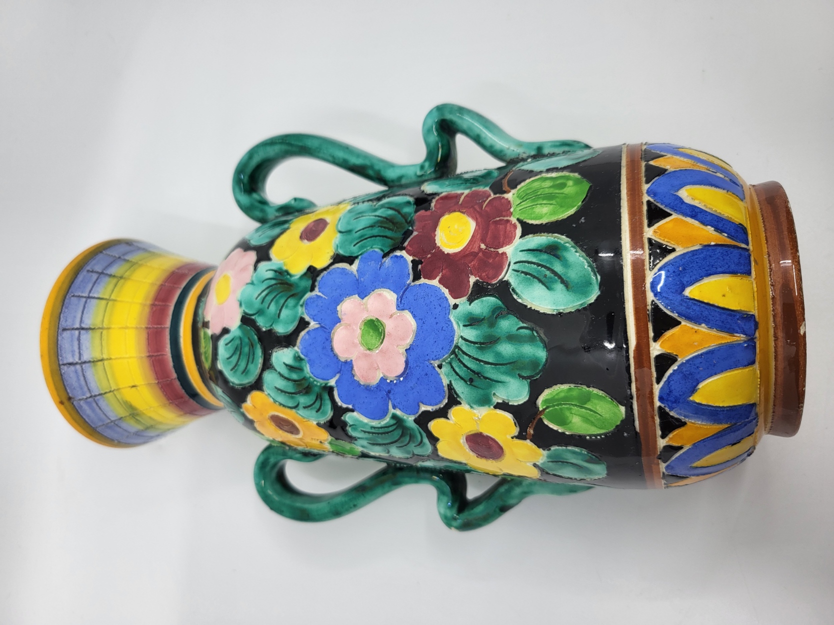 Vase Cerazur Monaco en céramique French Riviera 1970