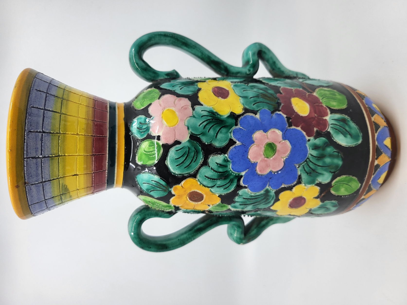 Vase Cerazur Monaco en céramique French Riviera 1970