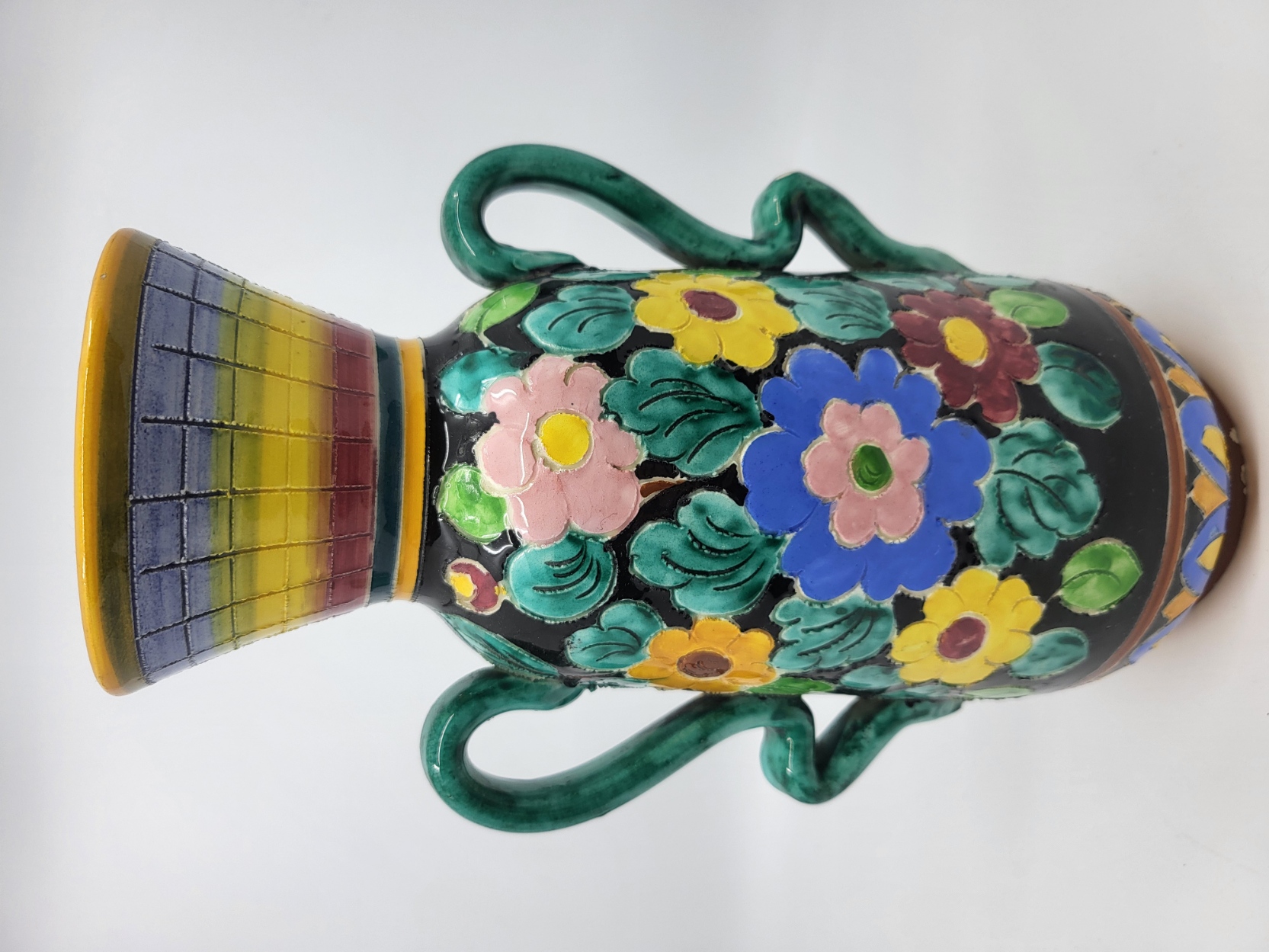 Vase Cerazur Monaco en céramique French Riviera 1970