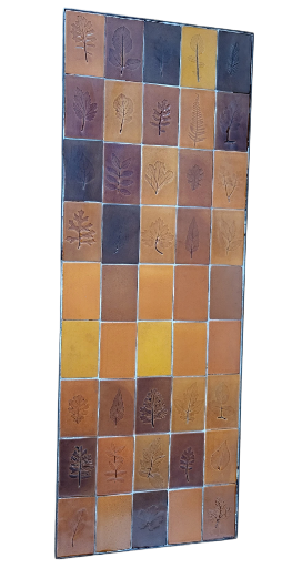 Table basse Roger Capron en céramique émaillée Francaise Côte-d'Azur 