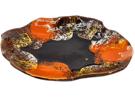 Coupe Tripode Vallauris en céramique Francaise Côte-d'Azur 1960