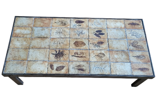 Table basse Roger Capron en céramique Francaise Côte-d'Azur 1970