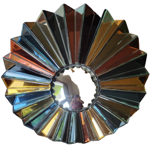 Miroir Olivier de Schrijver Couleurs du monde "Hommage à Line " série limitée 10/60