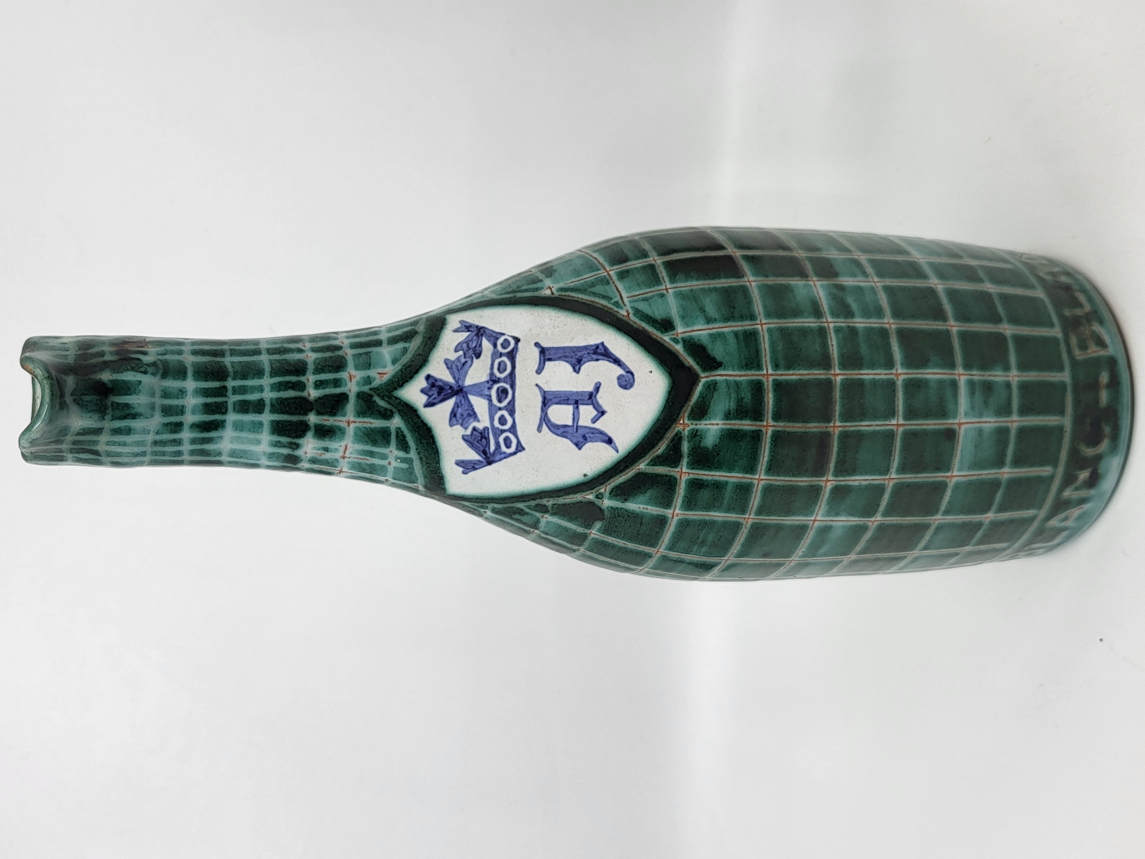 Bouteille Robert Picault en céramique Francaise Côte-d'Azur 1950