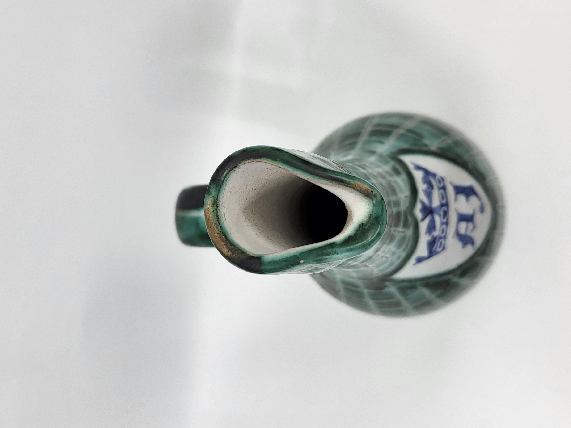 Bouteille Robert Picault en céramique Francaise Côte-d'Azur 1950