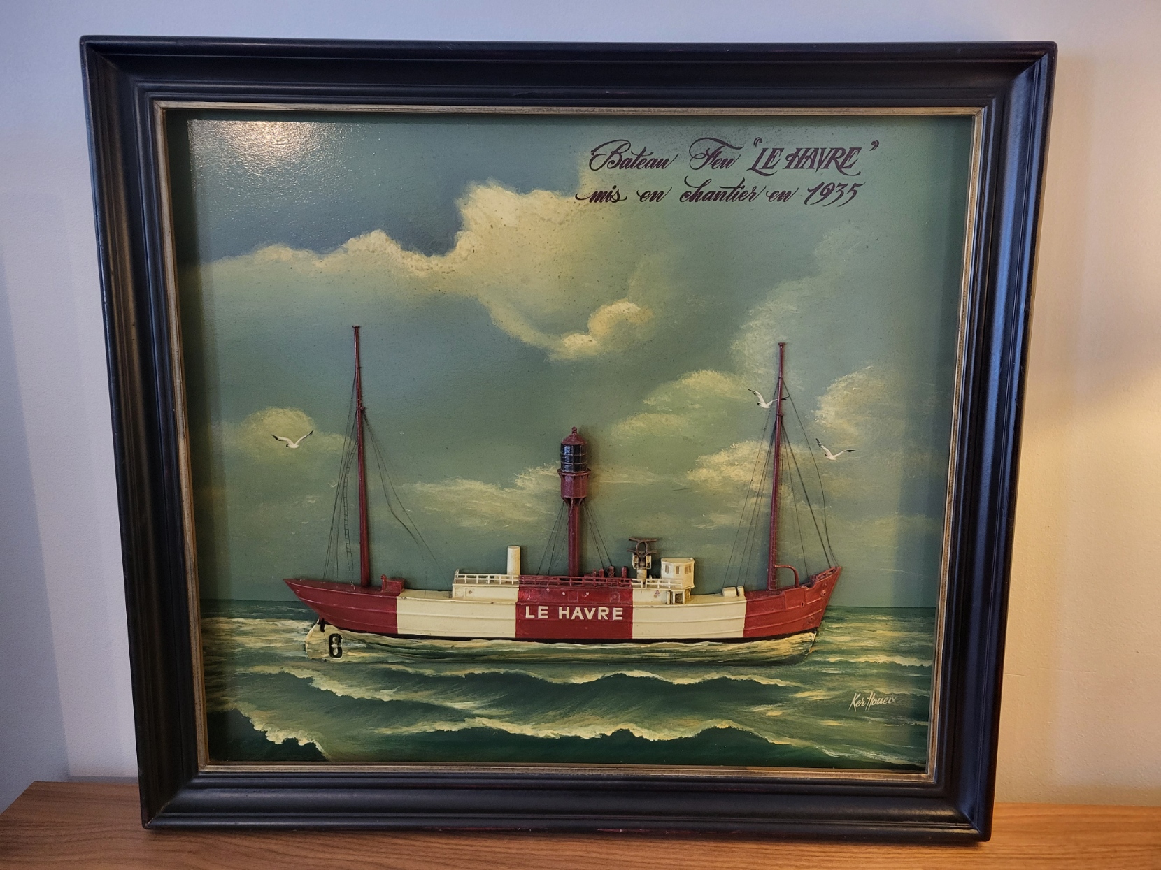 Tableau Bateau 'Le Havre' de Country Corner