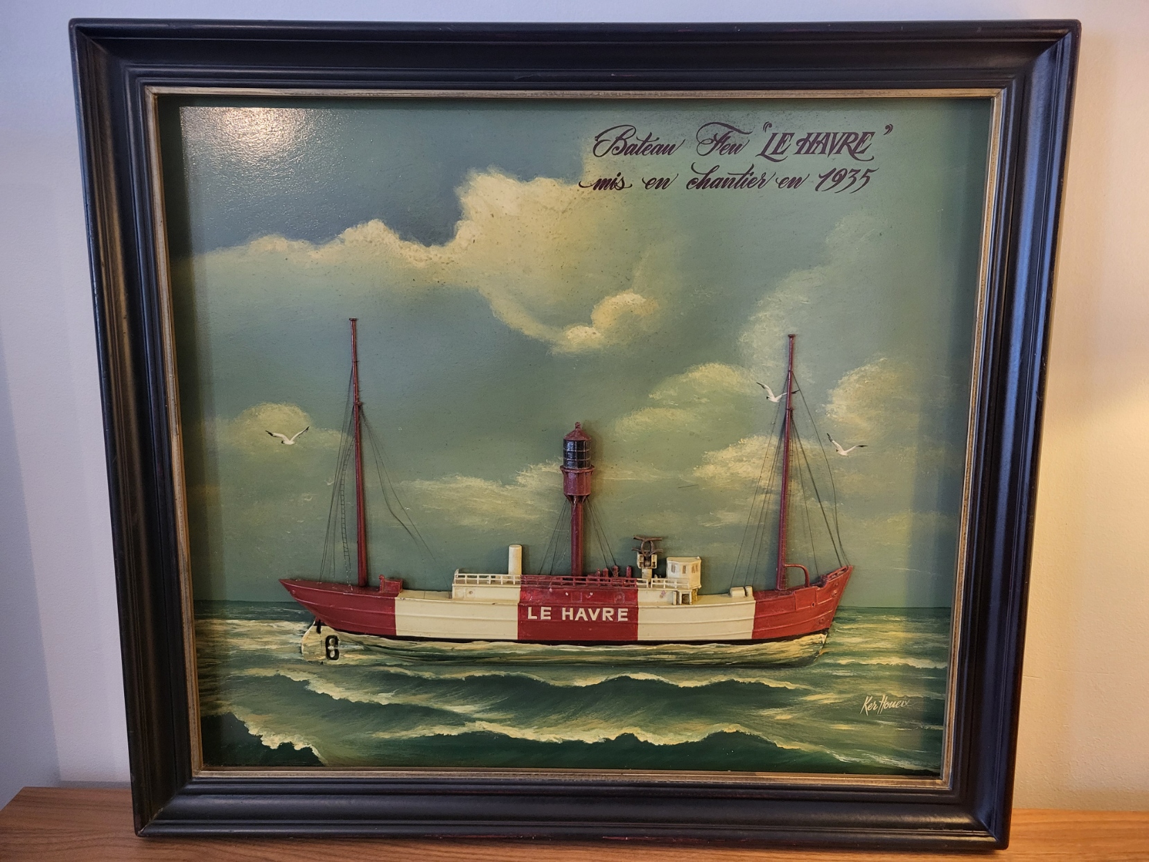 Tableau Bateau 'Le Havre' de Country Corner