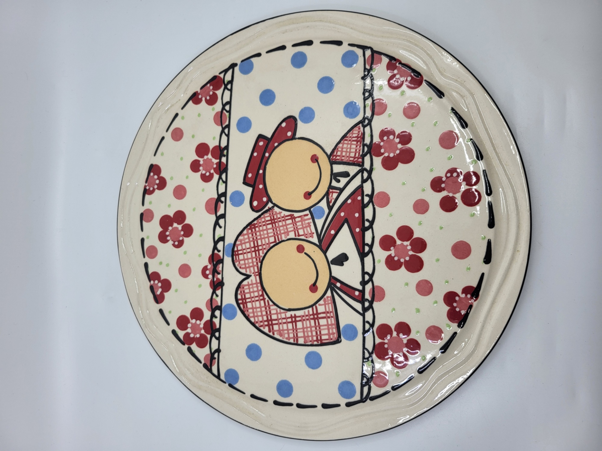 Plat Jeannala & Seppala en céramique