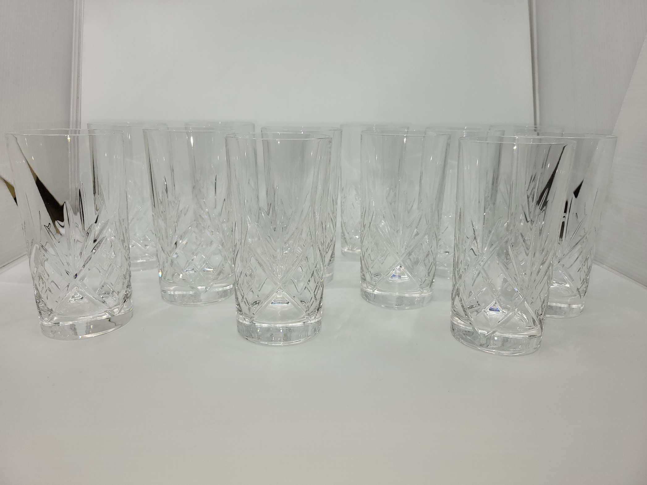 Verres à eau en cristal de Paris 