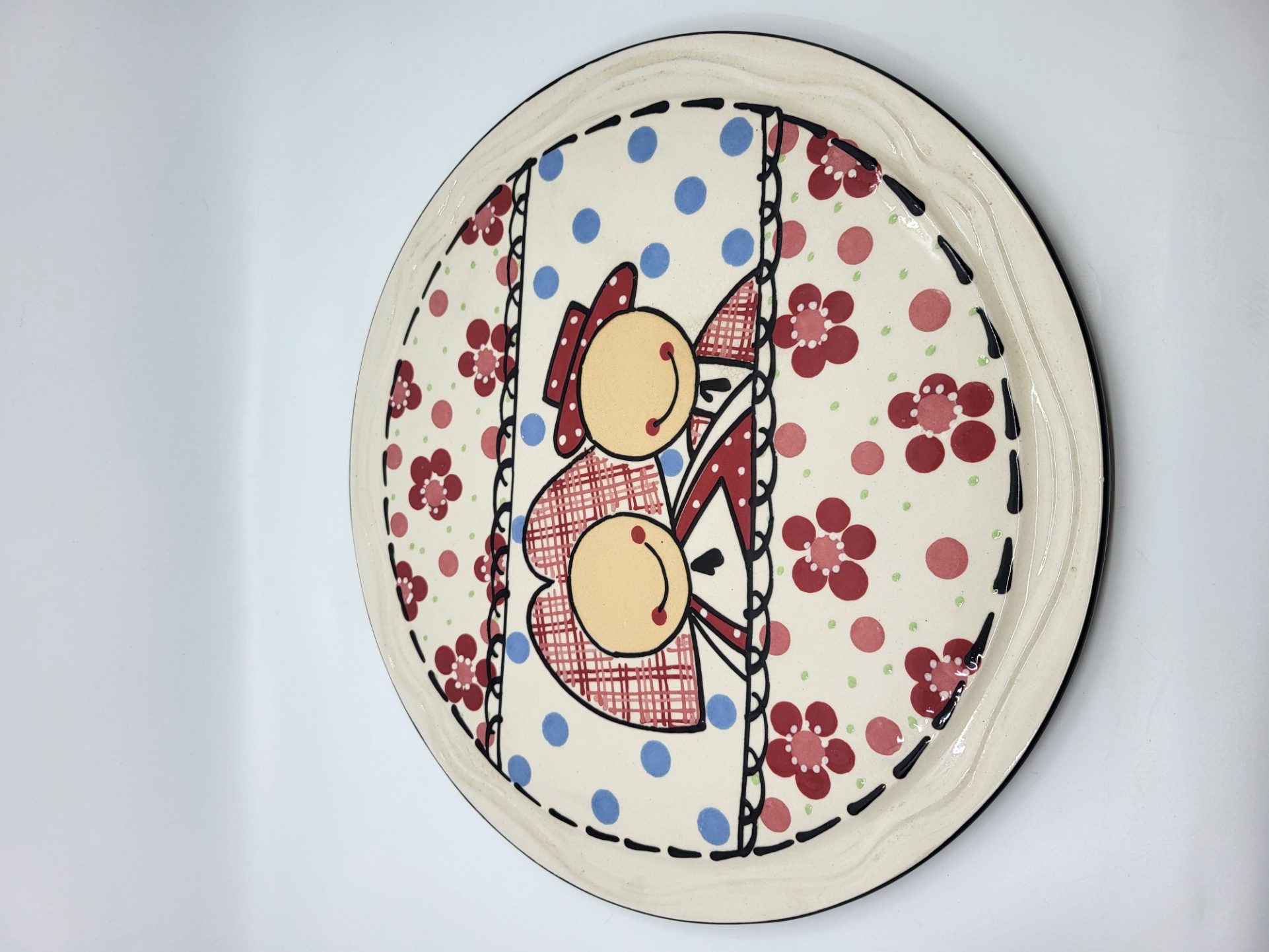 Plat Jeannala & Seppala en céramique