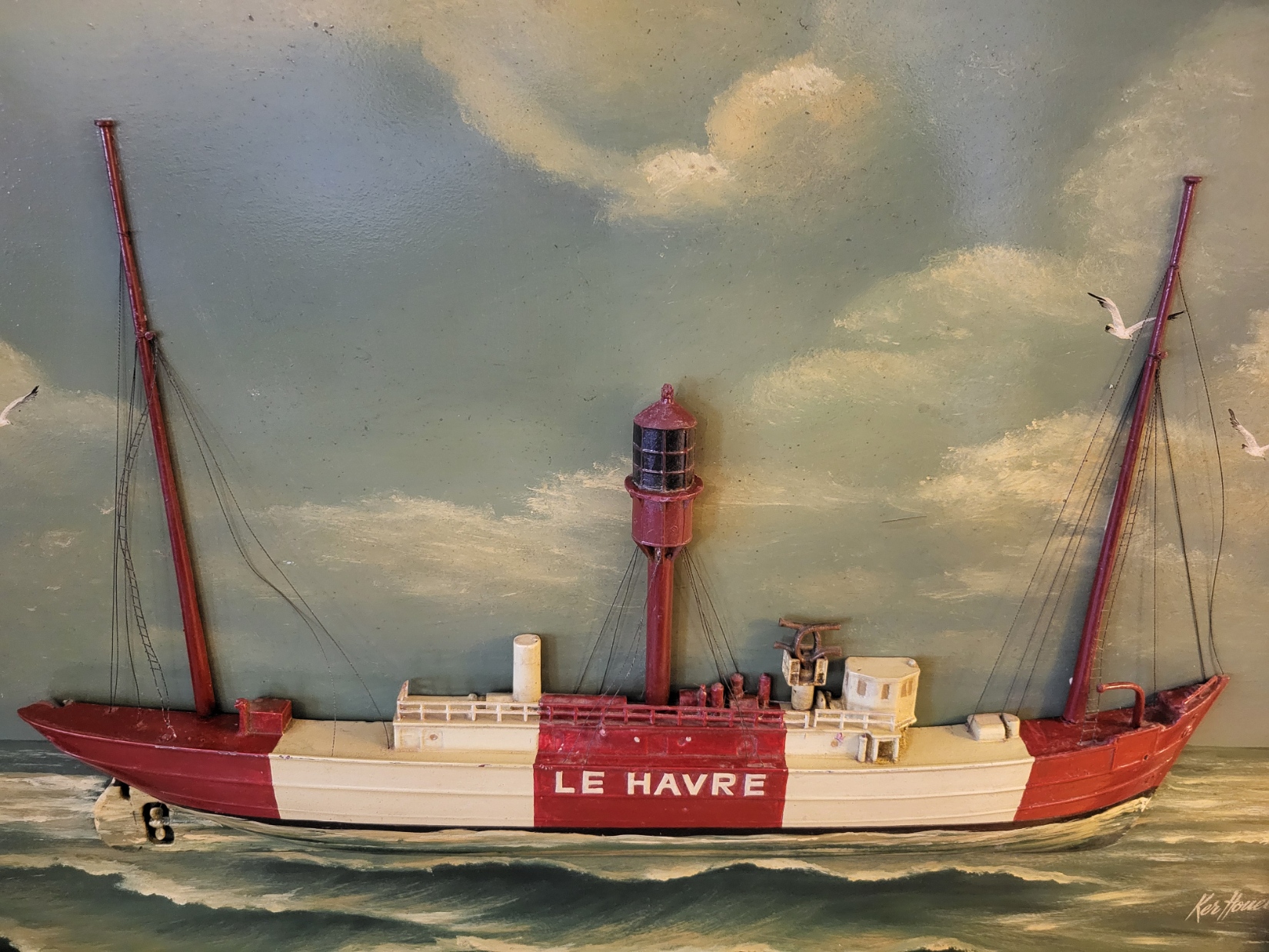 Tableau Bateau 'Le Havre' de Country Corner