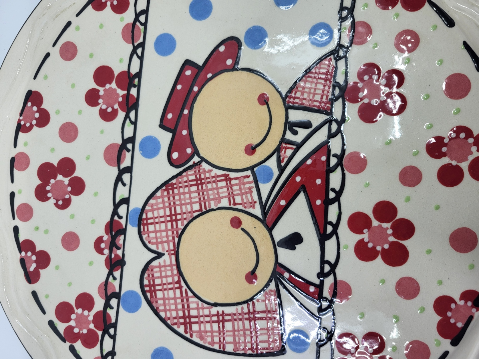 Plat Jeannala & Seppala en céramique