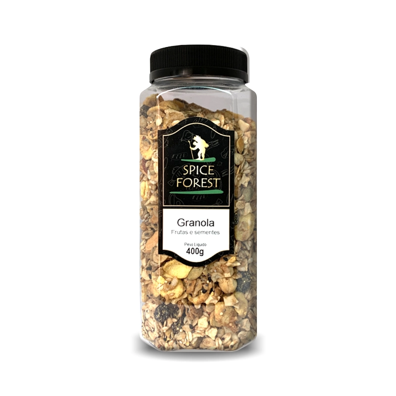 Granola Frutas e Sementes 400g - Sem Glúten - Spice Forest