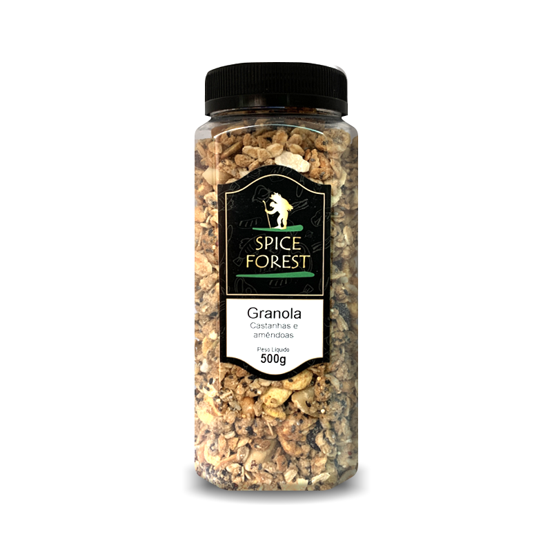 Granola Castanhas e Amêndoas 400g - Sem Glúten - Spice Forest