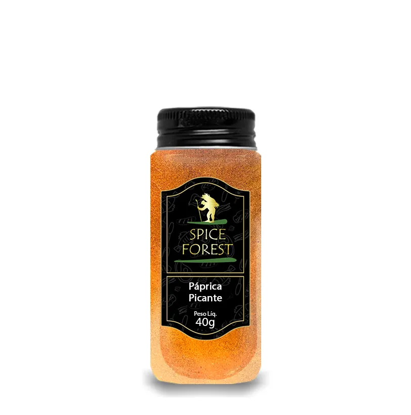 Páprica Picante 40g - Sem Glúten - Spice Forest