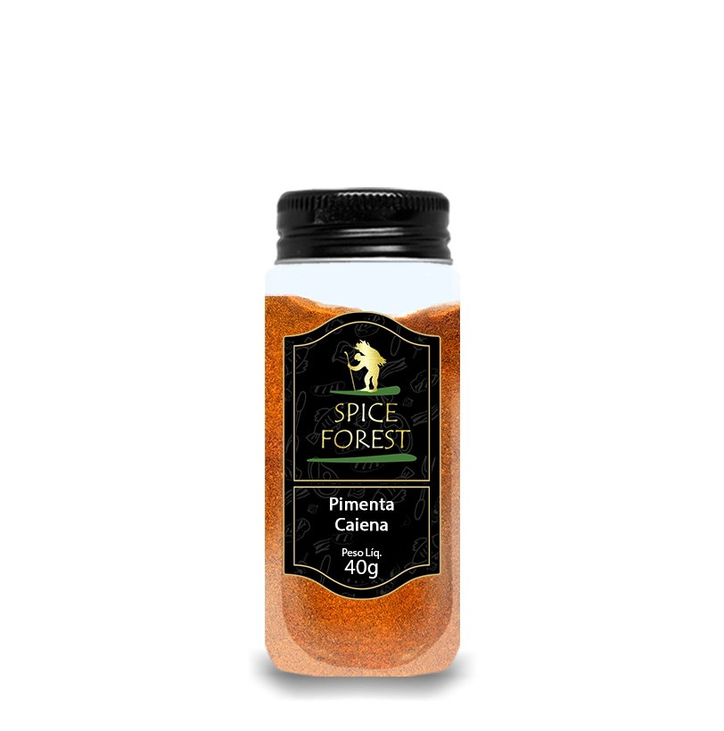 Pimenta Caiena 40g - Sem Glúten - Spice Forest