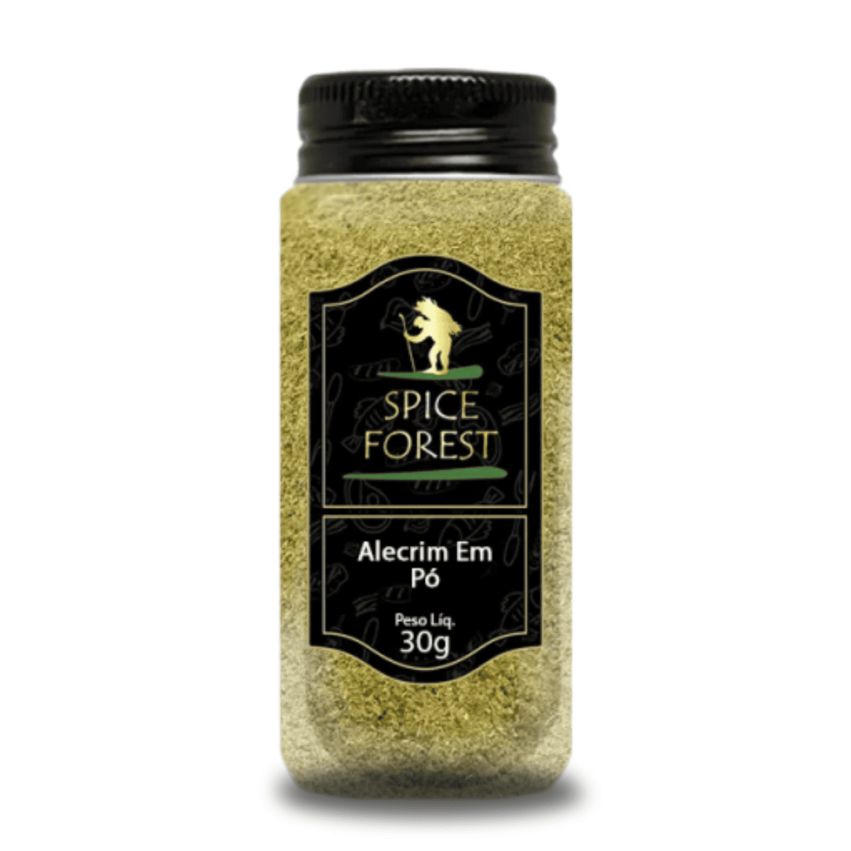 Alecrim em pó de alta qualidade, sem glúten. Ideal para misturas de temperos e marinadas - Spice Forest