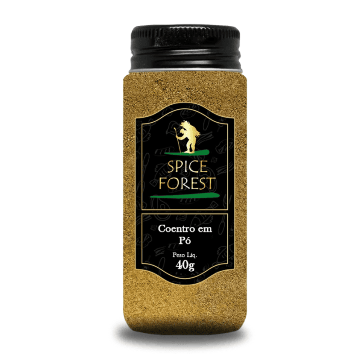 Coentro em Pó 40g Sem Glúten - Spice Forest: Perfeito para Carnes, Frangos e Legumes