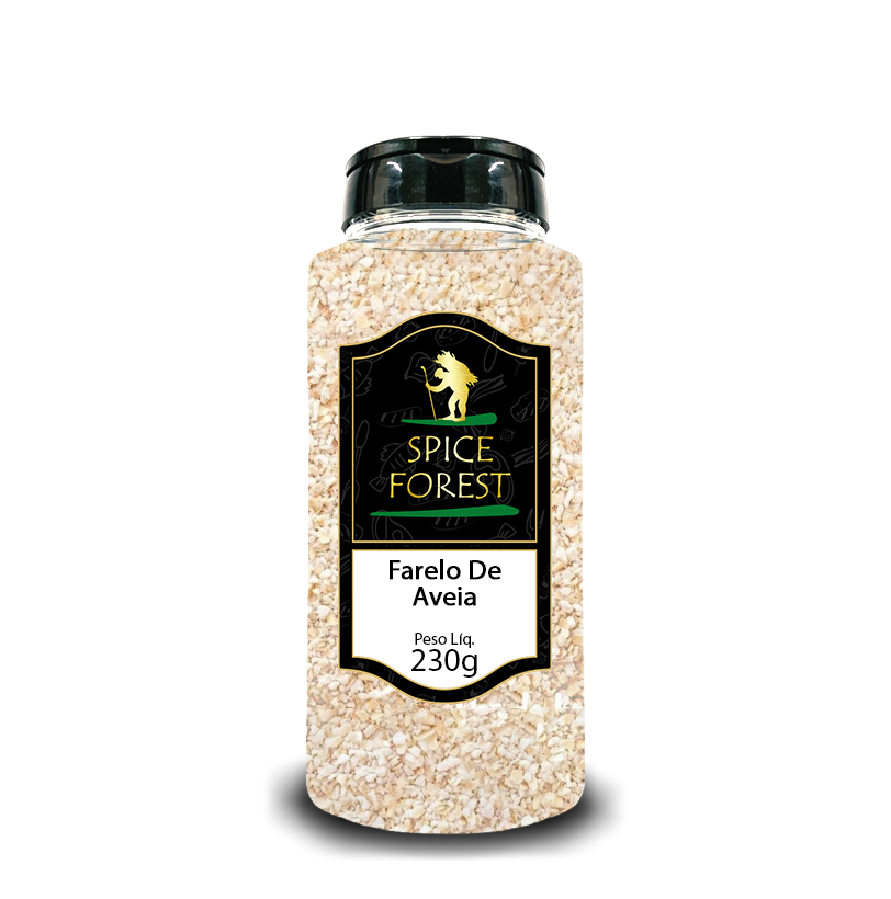 Farelo De Aveia Com Gluten Embalagem 230g Spice Forest