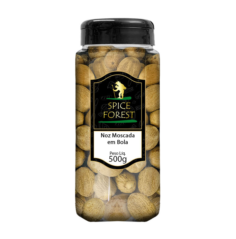 Noz Moscada Em Bola 500g - Spice Forest: Alta Qualidade, Ideal Para Gastronomia