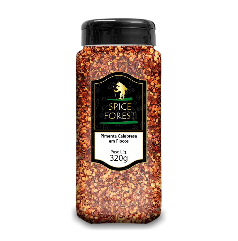 Pimenta Calabresa em Flocos 320g Spice Forest - Sabor Intenso e Brasileiro