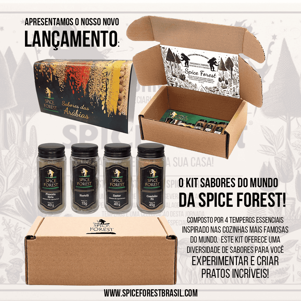  Kit 4 Temperos: Ervas Finas, Lemon Ervas, Mostarda E Quatre 